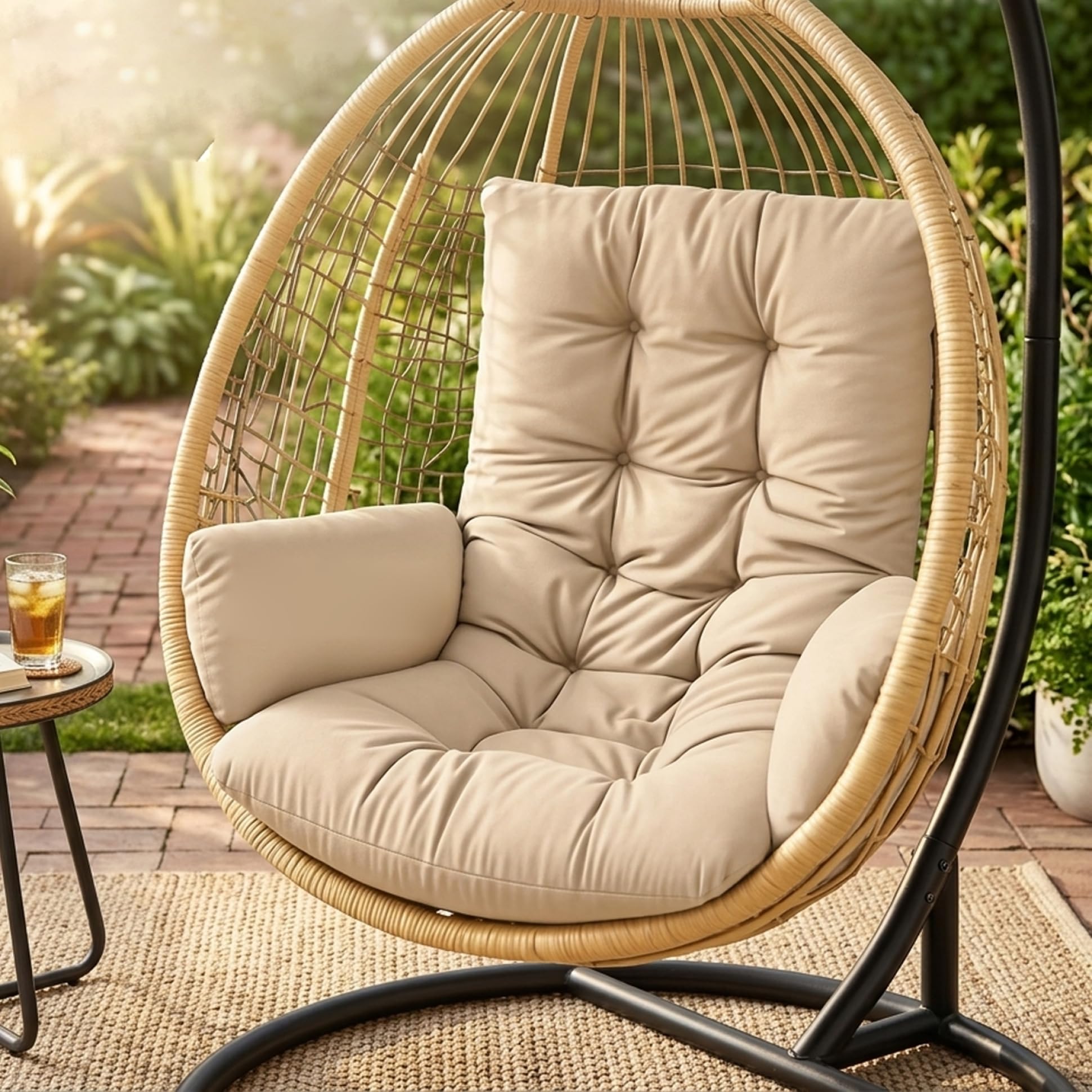 Outdoor Furniture Egg Chair - Almofada de Substituição para Cadeira Ovo,