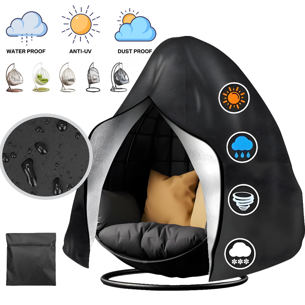 Outdoor Furniture Egg Chair - Capa Impermeável para Cadeira Suspensa de
