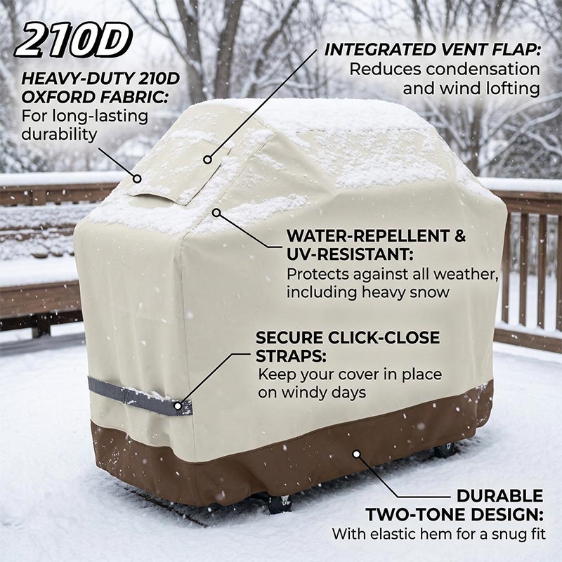 Outdoor Furniture Used - Capa Protetora Impermeável 210D para Churrasqueira
