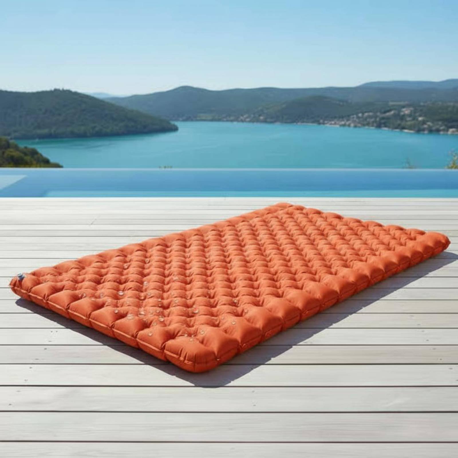 Outdoor Rug Waterproof - Colchão Inflável para Camping em Nylon