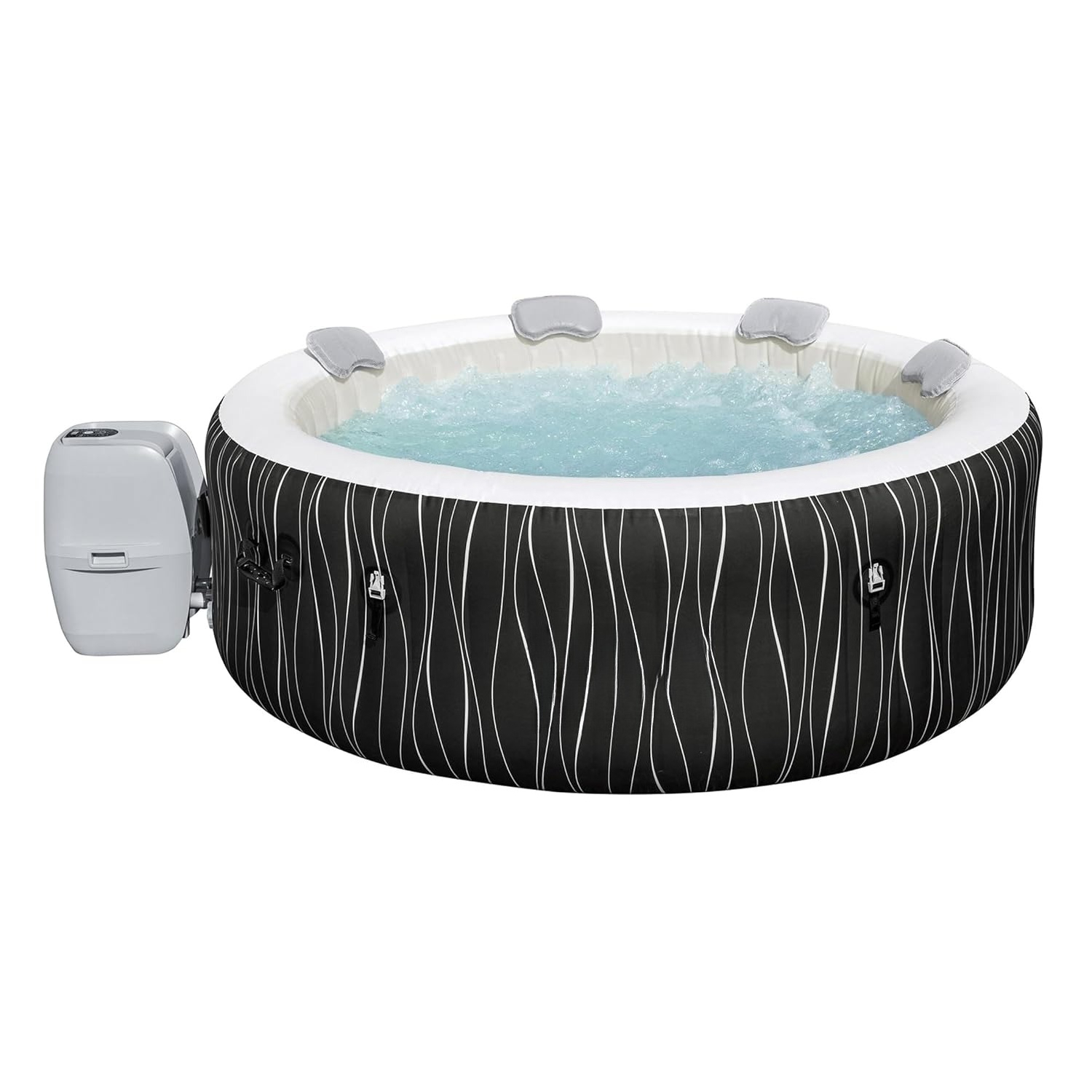 Inflatable Hot Tub - Banheira Inflável Redonda para 4-6 Pessoas,
