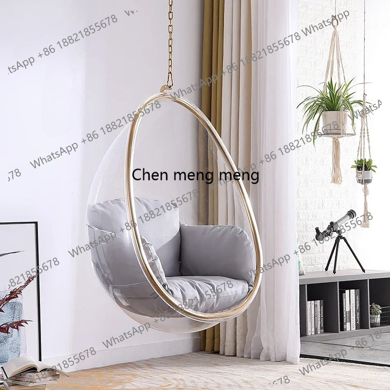 Outdoor Furniture Egg Chair - Cadeira Suspensa Nórdica para Pátio e