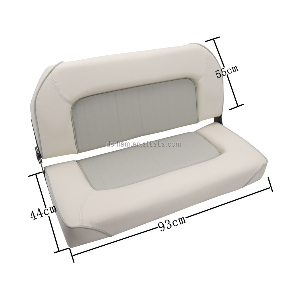 Outdoor Furniture Used - Banco Duplo Dobrável Marítimo com Encosto