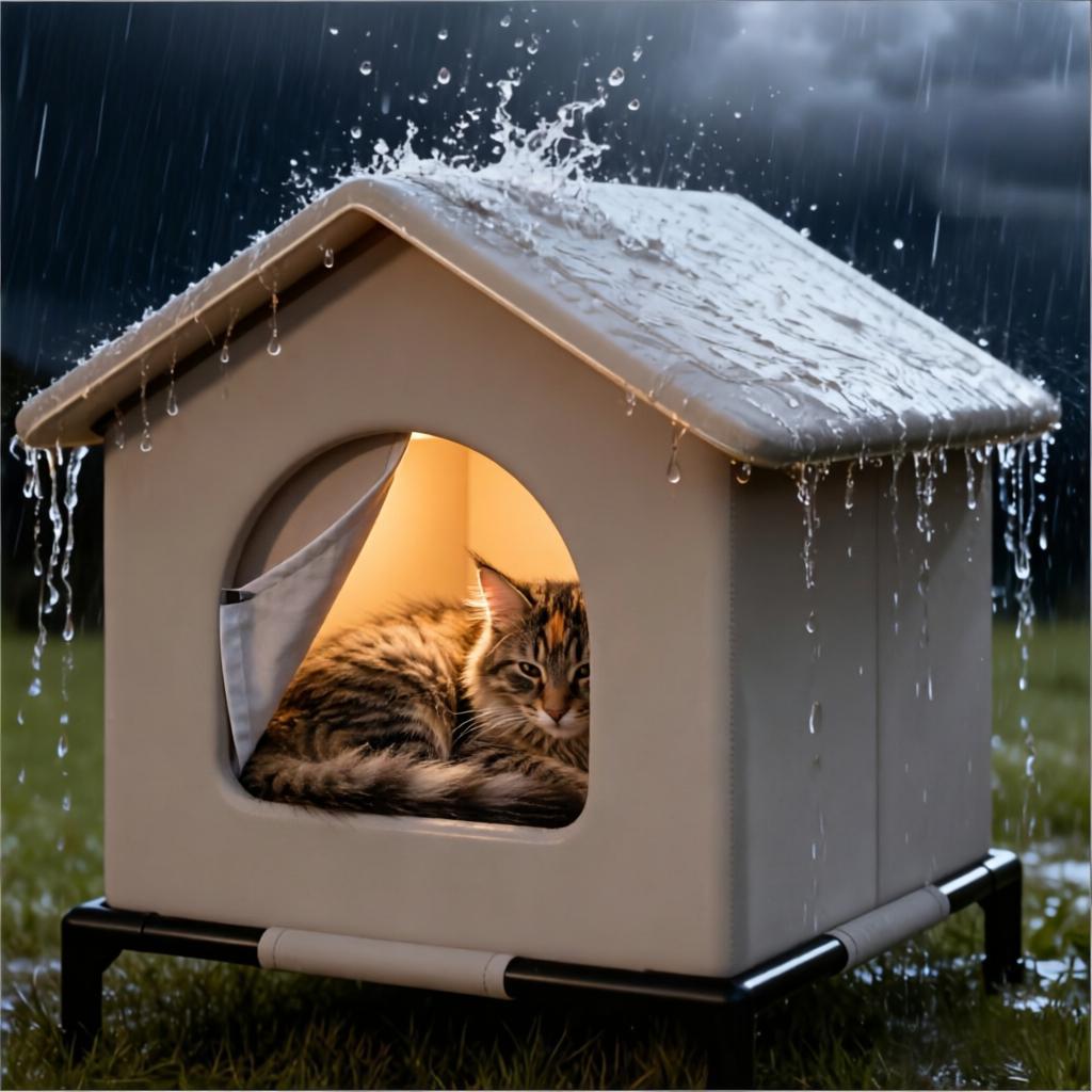Outdoor Rug Waterproof - Casas para Gatos de Rua com