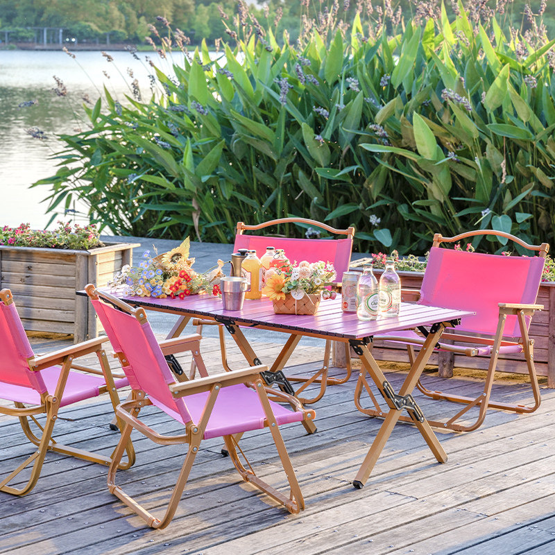Outdoor Furniture Egg Chair - Mesa Dobrável Portátil para Piquenique e
