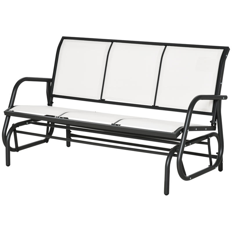 Banco de balanço para jardim p - Garden Bench Metal avaliação e preço
