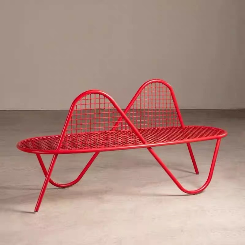 Banco de jardim para pátio de  - Garden Bench Metal avaliação e preço