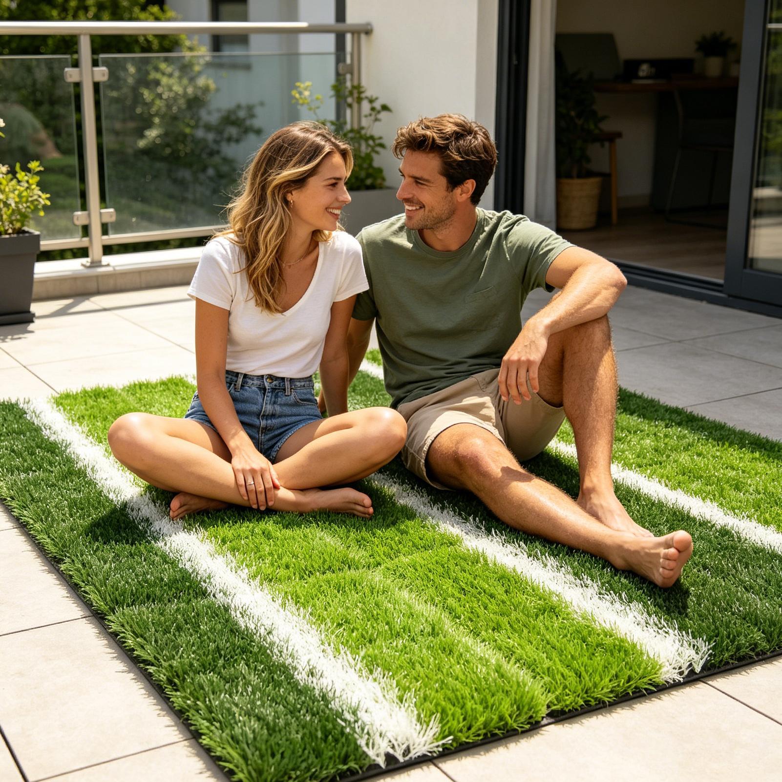 Tapete de Grama Sintética 40x4 - Outdoor Rug Waterproof avaliação e preço