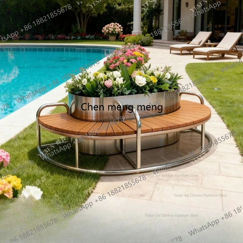 Caixa de Flores em Aço Inoxidá - Garden Bench Metal avaliação e preço