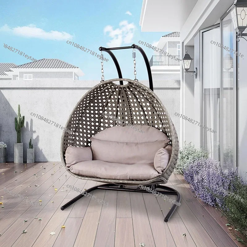 Moderno pátio ao ar livre cinz - Outdoor Furniture Egg Chair avaliação e preço