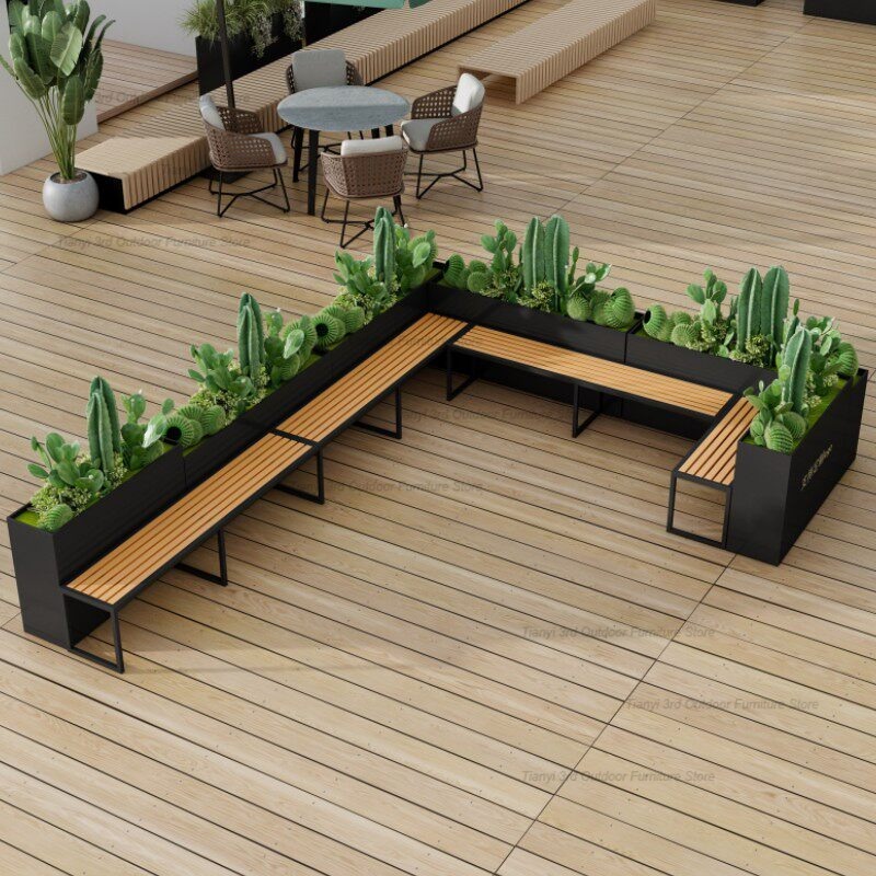Banco Jardineira Nórdico de Aç - Garden Bench Metal avaliação e preço