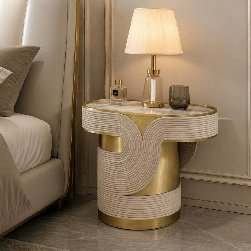 Mesas de Centro Ovais Douradas - Outdoor Furniture Dubai avaliação e preço