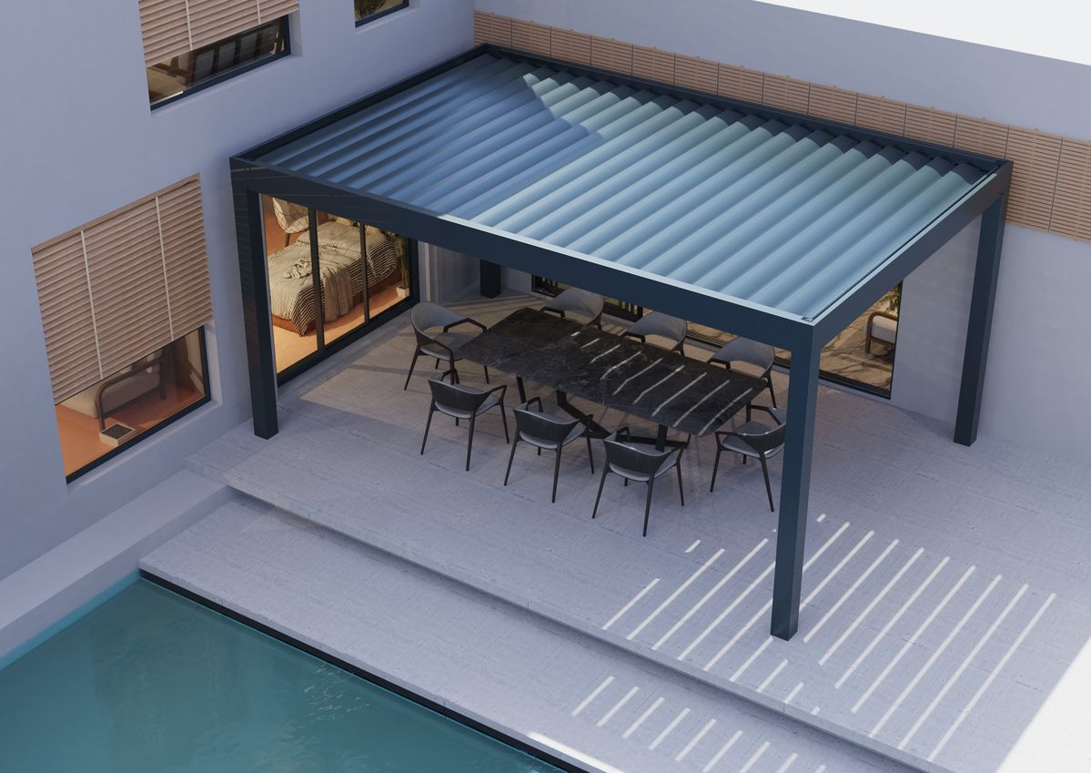 Pavilhão Retangular de Alumíni - Outdoor Furniture Metal avaliação e preço