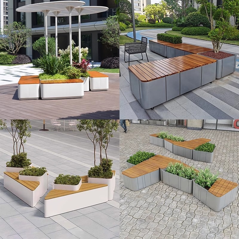 Banco de Metal Combinado com V - Garden Bench Metal avaliação e preço