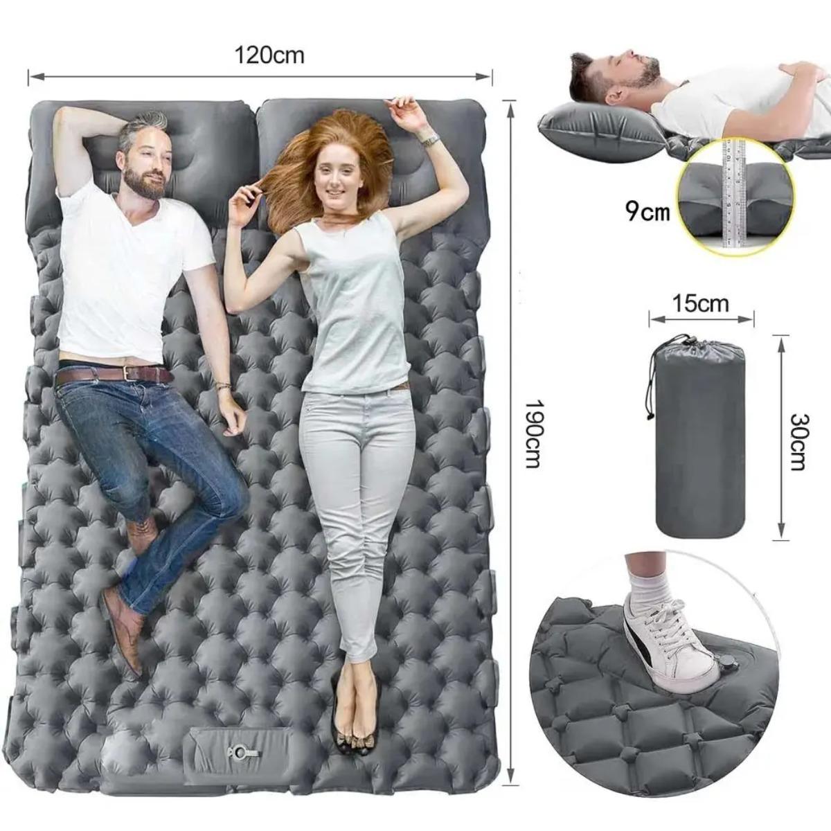 Colchão Inflável Individual e  - Outdoor Rug Waterproof avaliação e preço