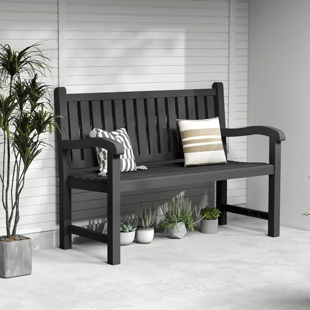 Banco de Resina para 2 Pessoas - Garden Bench Metal avaliação e preço