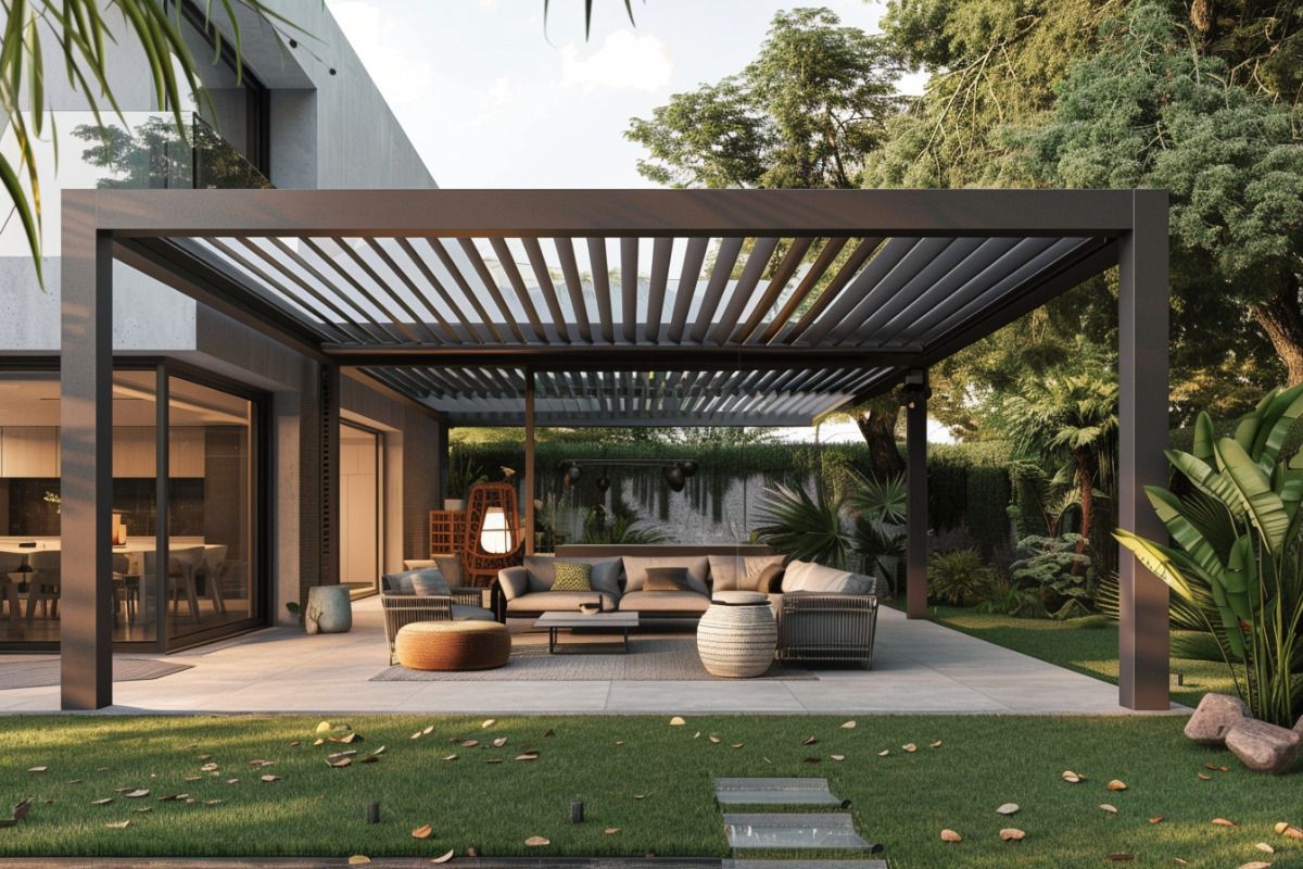 Pérgola Retangular de Liga de  - Outdoor Furniture Metal avaliação e preço