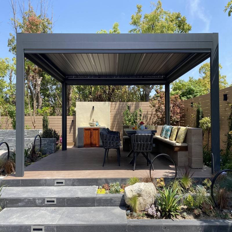 Pérgola Retangular de Liga de  - Outdoor Furniture Metal avaliação e preço