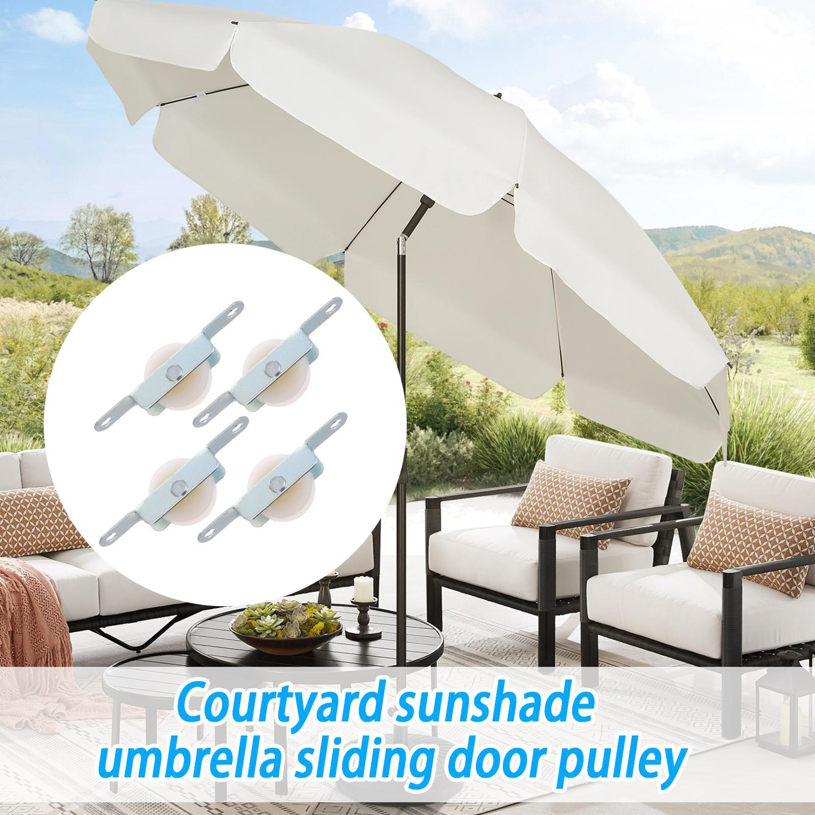 4 Peças de Suporte Deslizante  - Outdoor Furniture With Umbrella avaliação e preço