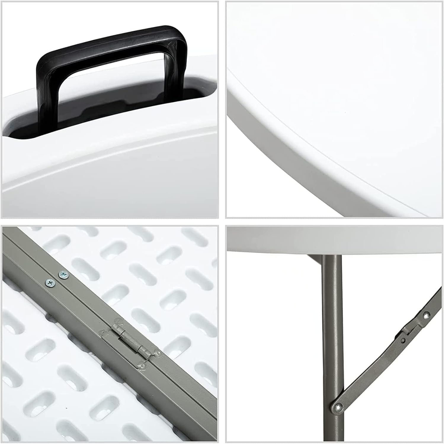 Mesa Redonda Dobrável de Plást - Outdoor Furniture For Sale avaliação e preço
