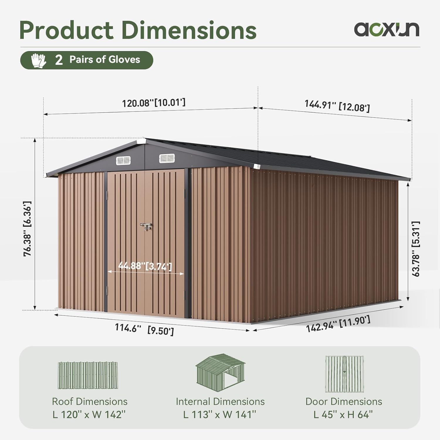 Galpão de armazenamento extern - Outdoor Furniture Metal avaliação e preço