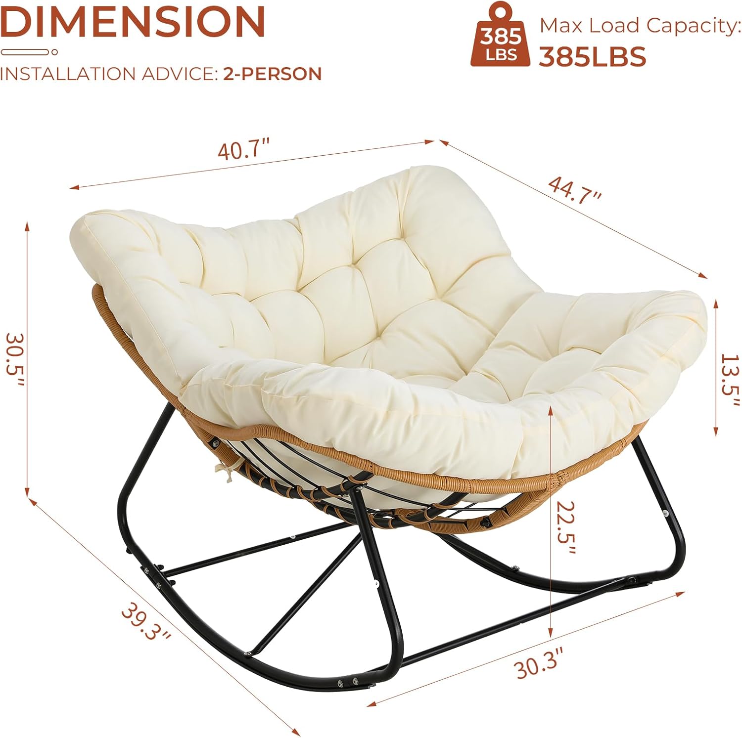 Cadeira de Balanço Papasan Ext - Outdoor Furniture Egg Chair avaliação e preço